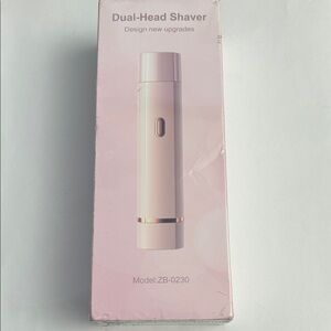 Dual-Head Shaver - wet/dry rechargeable , Purple  new sealed